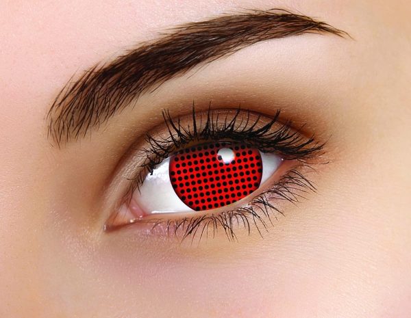 Red Screen Coloured Contact Lenses Online now