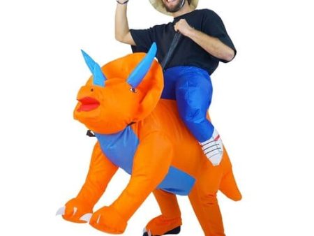 Inflatable Triceratops Costume Supply