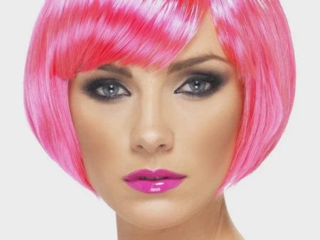 Neon Pink Short Bob Wig Supply