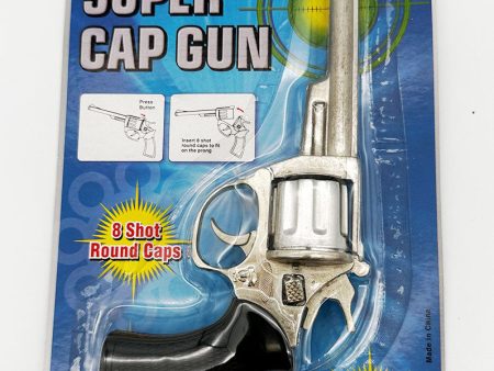 Toy Die Cast Silver Cowboy Revolver Small Sale