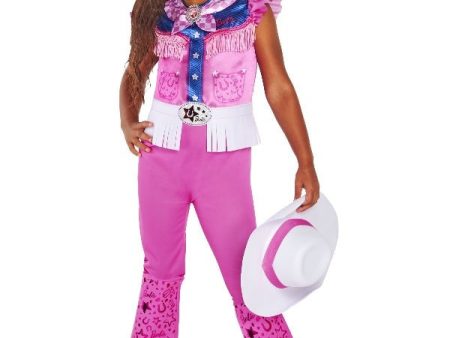 Barbie Cowgirl Deluxe Girls Costume For Discount