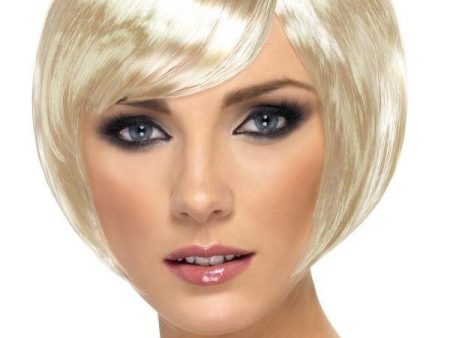 Daisy Bob Short Blonde Straight Wig Women Fashion