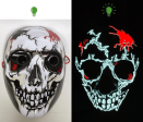 Skull Blood Light Up Halloween Mask For Sale