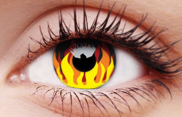 Flame Hot Contact Lenses For Sale