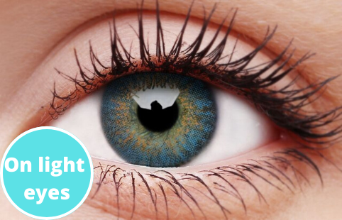 Blue Contact Lenses 5 Pairs True Blend Hot on Sale