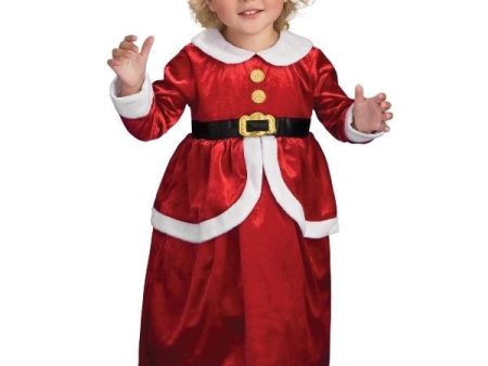 Lil  Mrs Claus Children & Toddlers Christmas Costume Fashion