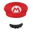 Super Mario Bros Mario Hat and Moustache Kit Online Hot Sale