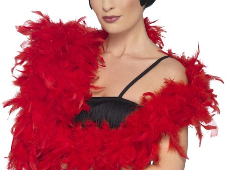 Boa Flapper Style Red Feather Online