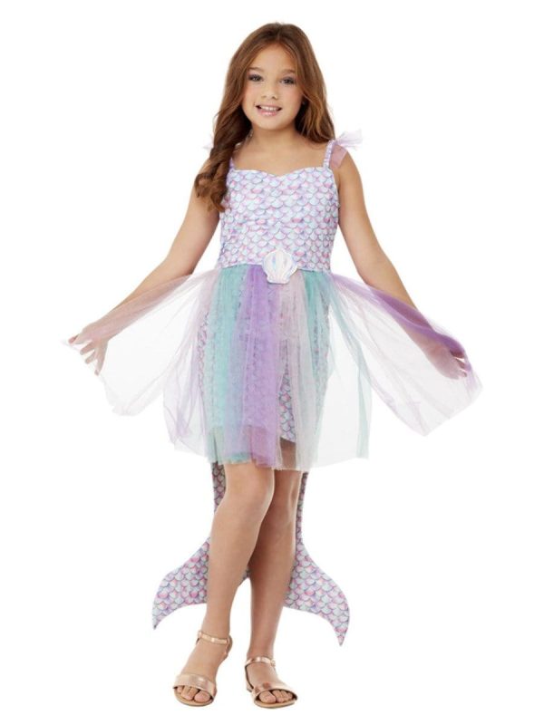 Seashell Mermaid Girls Costume Discount