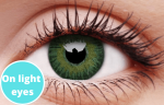 3 Tones Green Contact Lenses For Cheap