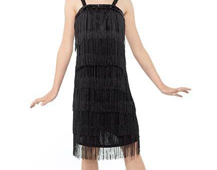 Black 20s Flapper Dress for Girls Cheap