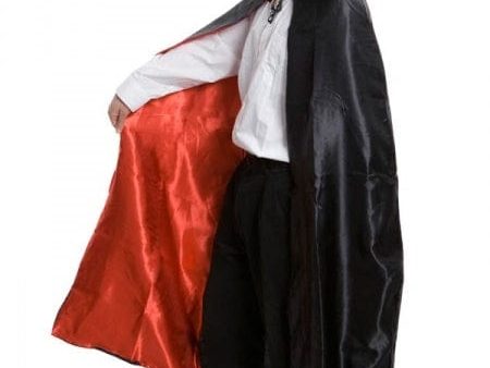 Cape Black and Red Vampire Cape Online now