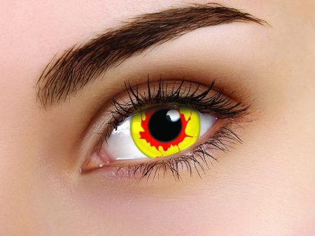 Reignfire Red & Yellow Coloured Contact Lenses Online