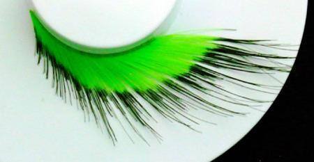 Dramatic Green Black False Eyelashes on Sale