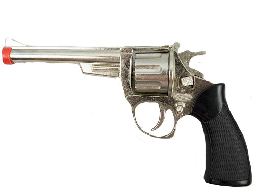 Toy Die Cast Silver Cowboy Revolver Small Sale