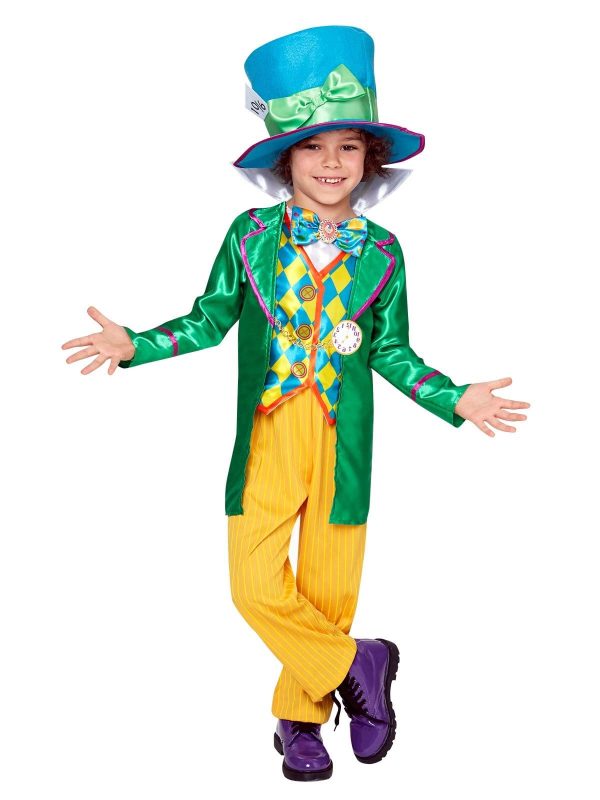 Mad Hatter Childrens Deluxe Costume on Sale