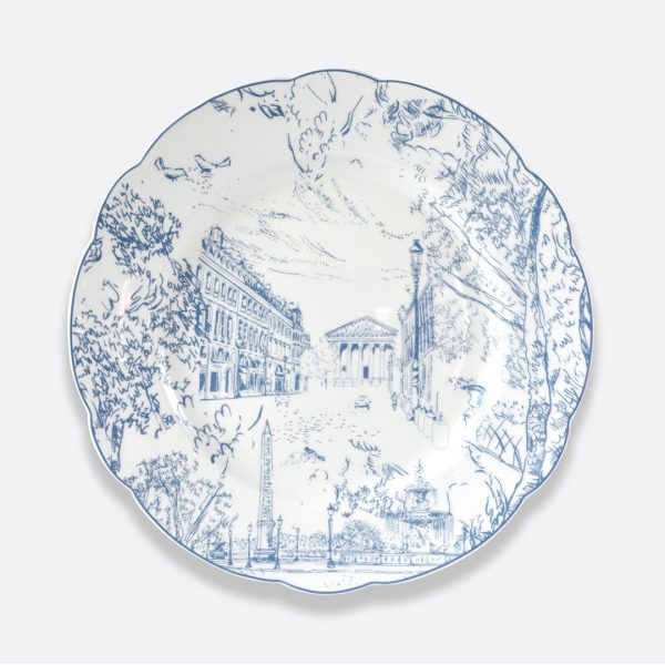 Tout Paris Dinner Plates, Set of 6 Assorted For Cheap