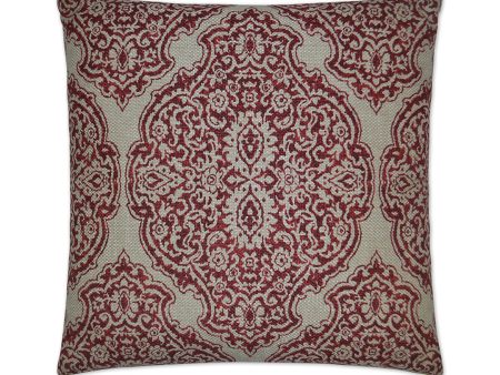 Delmonico Pillow, Red Fashion