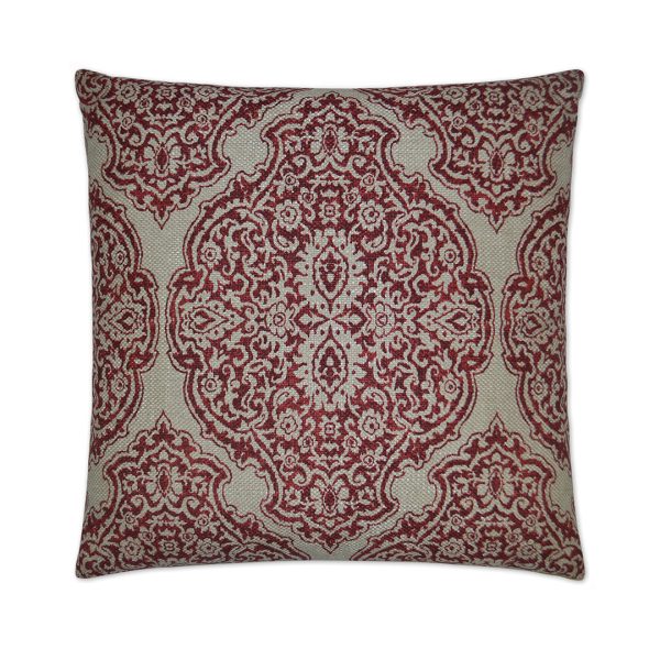 Delmonico Pillow, Red Fashion