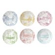 Tout Paris Dinner Plates, Set of 6 Assorted For Cheap